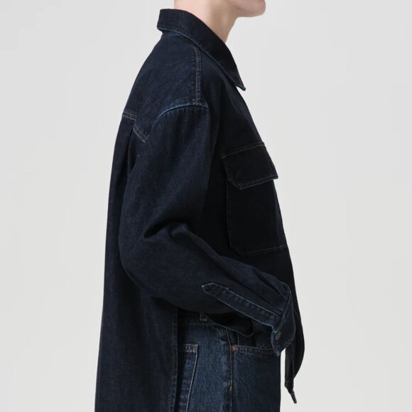 Gwen Slice Shirt - Rinse AGOLDE - Picture 4 of 10